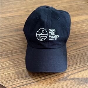 Black Save The Waves Coalition Cap